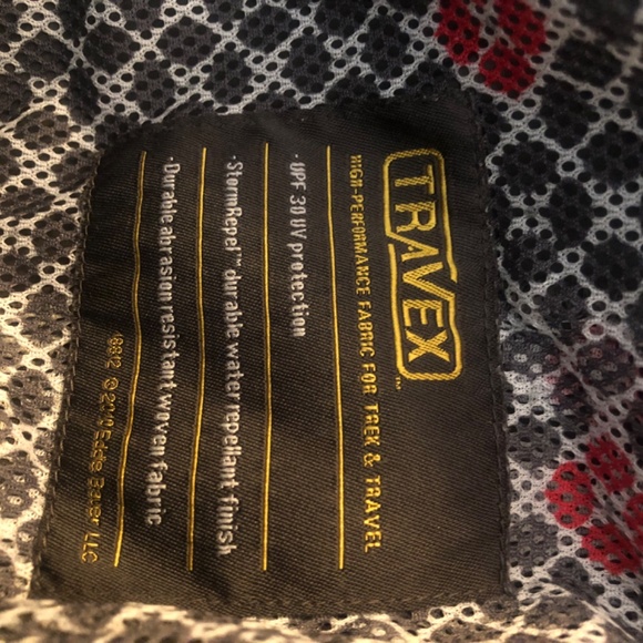 Eddie Bauer Vest Grey Travex Full Zip Hooded Windbreaker Vest Size M - Picture 5 of 8